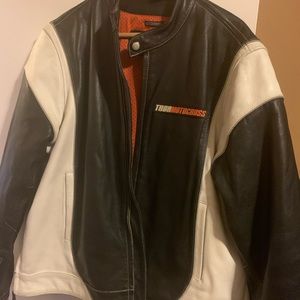 Thor motor cross leather jacket